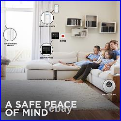 Wireless 21 Piece Home Security Alarm 4G WiFi Smart Burglar Intruder Fire System