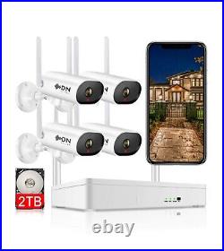 Wireless Cctv 3mp Outdoor/indoor Wifi Smart Home Security System 4k Dvr/nvr 8ch