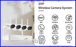 Wireless Cctv 3mp Outdoor/indoor Wifi Smart Home Security System 4k Dvr/nvr 8ch