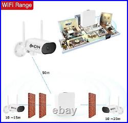 Wireless Cctv 3mp Outdoor/indoor Wifi Smart Home Security System 4k Dvr/nvr 8ch