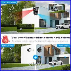 Wireless WIFI IP Camera Outdoor CCTV PTZ PIR 4K Smart Home Security Camera IP66