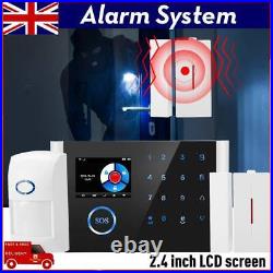 Wireless Window Door Security Alarm TFT Smart Voice System Magnetic Sensor Home