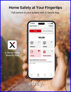 X-Sense Smart Home Security Systems, Wireless alarm systems, Works with Alexa, 1