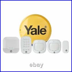 Yale Home Security System IA-320 Sync Smart Home Alarm Family Kit White Cctv