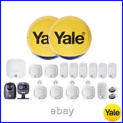 Yale IA-340 20Pc Sync Smart Home Alarm with X6 Motion Sensors, X6 WindowithDoor Se