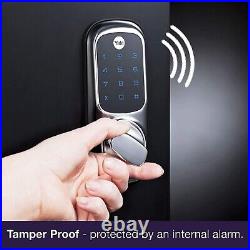 Yale Keyless Connected Touch Screen Smart Door Lock Chrome Pin Code RFID