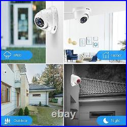 ZOSI 1080P 8CH DVR 3000TVL CCTV Home Security Camera System With 2TB Hard Drive