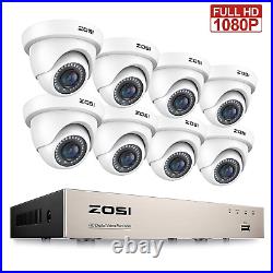 ZOSI 1080P CCTV Camera System 8CH 16CH DVR Home Security Outdoor IR Night Vision