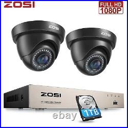 ZOSI 1080P Home Surveillance System Kit 3000TVL CCTV Security Camera 8CH DVR 1TB