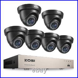 ZOSI 1080p CCTV Camera System 8 16CH H265 DVR Night Vision Home Security Outdoor