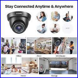 ZOSI 2MP Surveillance Camera Full HD 1080P 8CH DVR CCTV Home Security System 2TB