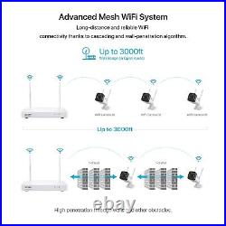 ZOSI 3MP Wireless CCTV Camera System Home Security 2 Way Audio ColorVu Outdoor