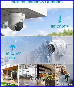 ZOSI 4K POE CCTV System IP Camera 8MP 8CH H. 265+ NVR Home Security Outdoor