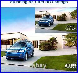 ZOSI 4K Ultra HD CCTV Camera 8CH Home Security System Outdoor 8MP DVR +2TB HDD