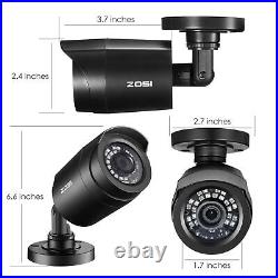 ZOSI 5MP Lite DVR Recorder 1080P CCTV Camera IR Outdoor Home Security System 1TB