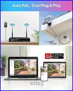 ZOSI CCTV CAMERA HOME SECURITY SYSTEM WIRELESS OUTDOOR 3MP 1TB 2-Way Audio NVR